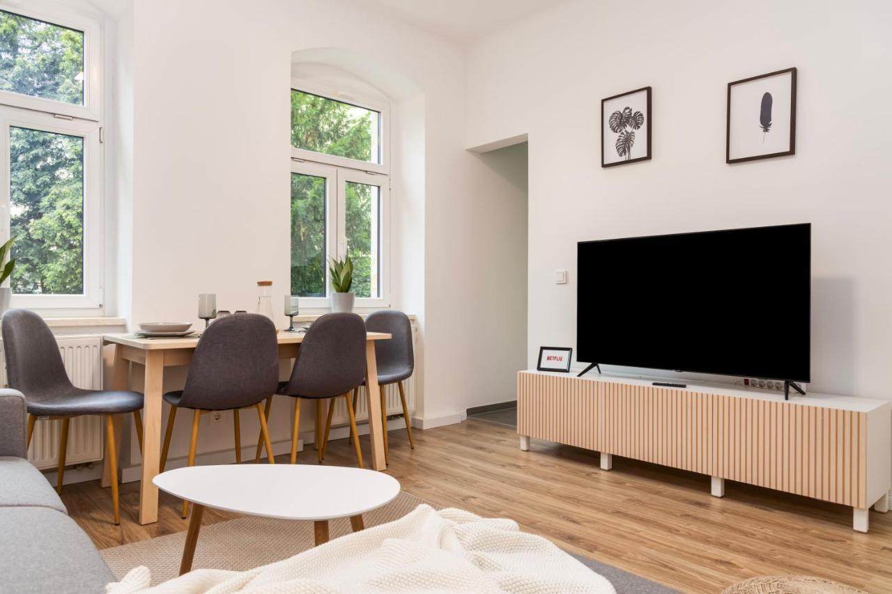 Design 2R Apartment Dresden Neustadt - Garten - Elbnahe - Airport Exterior photo